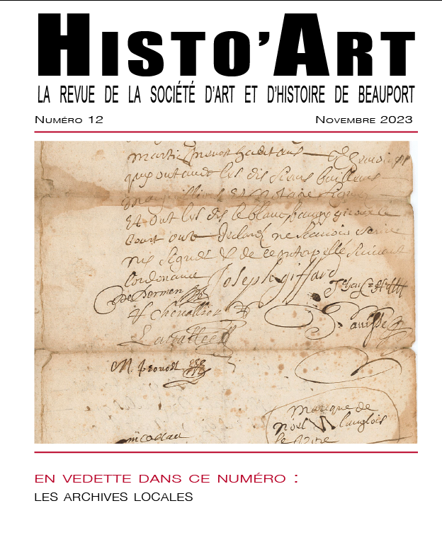 Couverture d'Histo'Art numéro 12