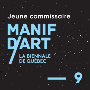 Manif d'art, jeune commissaire
